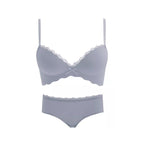 Seamless Push-Up Wireless Bra Set for Small Bust