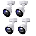 Lorex C884DA Indoor/Outdoor 4K Ultra HD Smart Deterrence CVI Wired Bullet Security Camera Color Night Vision Dual Warning LED Lights Siren 4PK Camera Only (M. ) (Renewed)