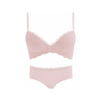Seamless Push-Up Wireless Bra Set for Small Bust