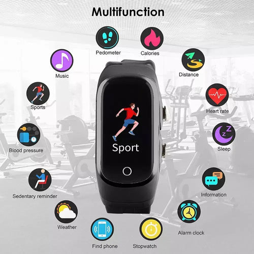2-in-1 Smart Watch & Wireless Earbuds
