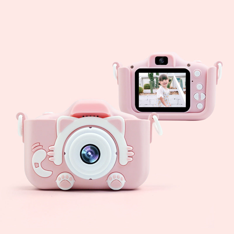 X5S Kids Camera - HD Cartoon Mini DSLR with Dual Lens