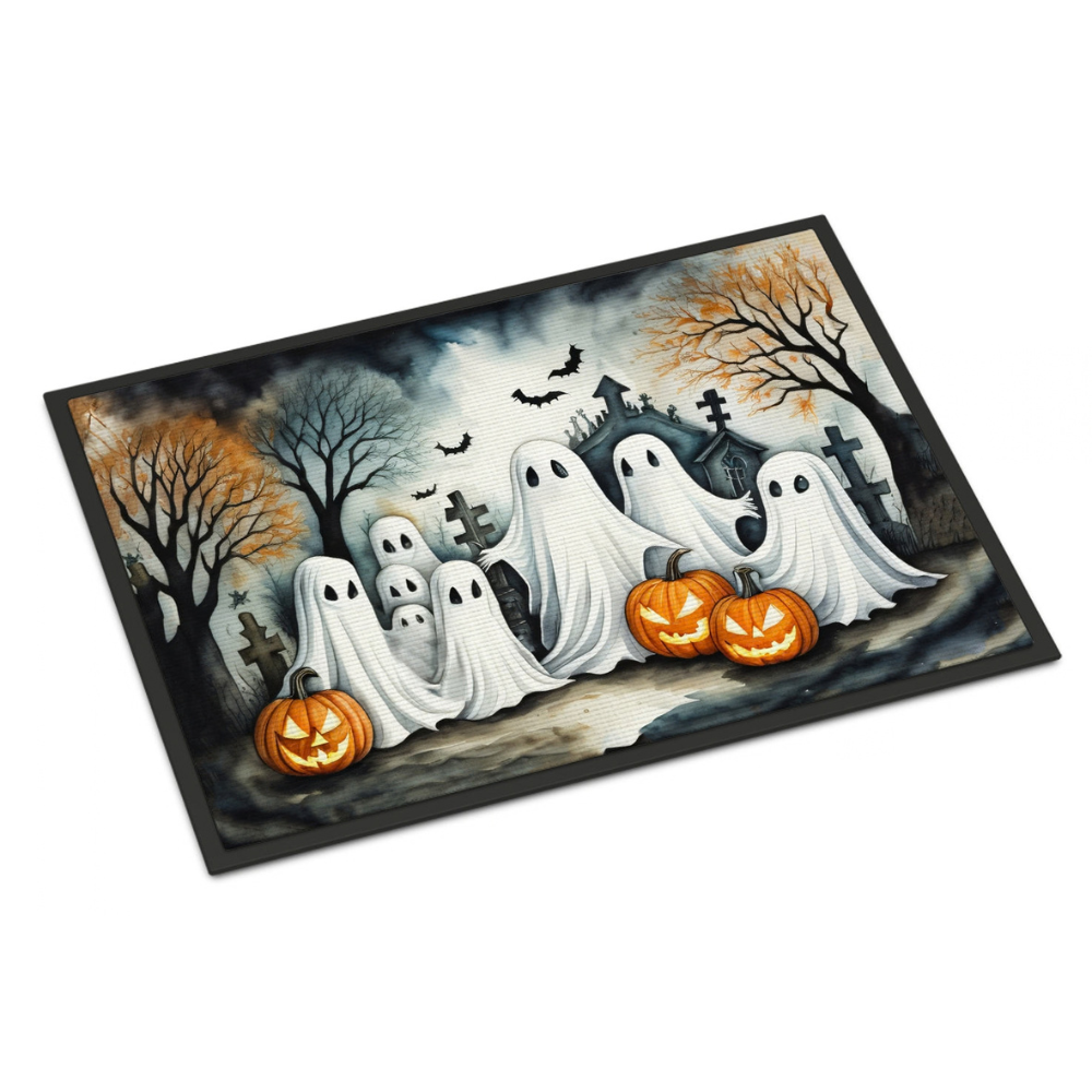 Spooky Ghost Halloween Doormat