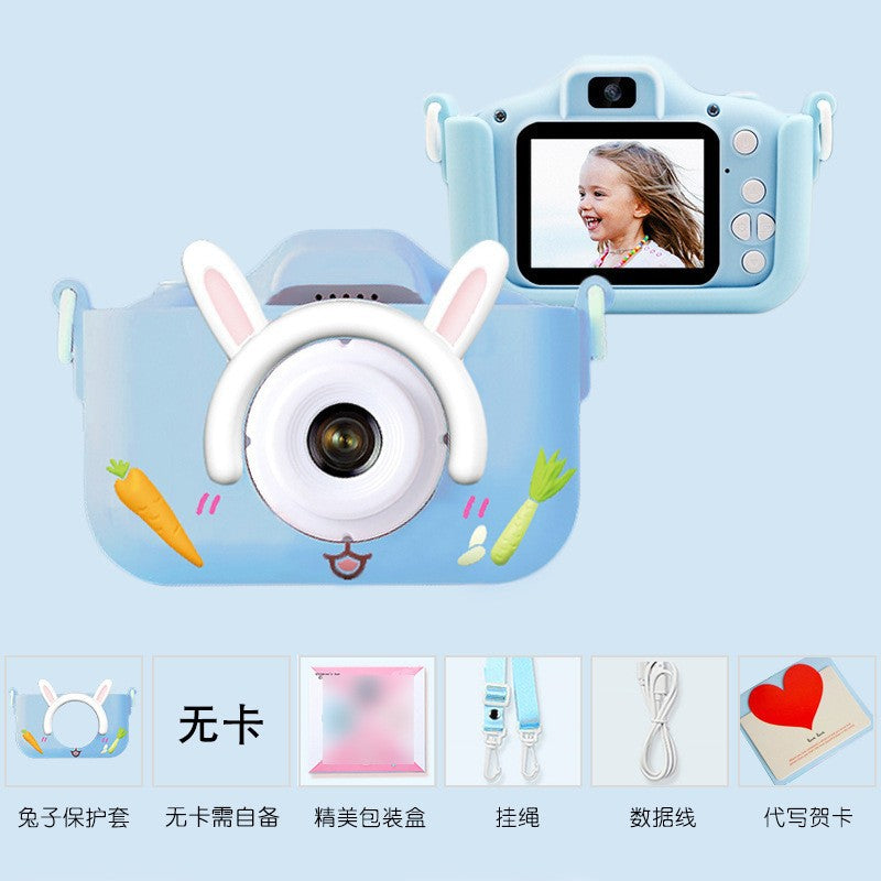 X5S Kids Camera - HD Cartoon Mini DSLR with Dual Lens