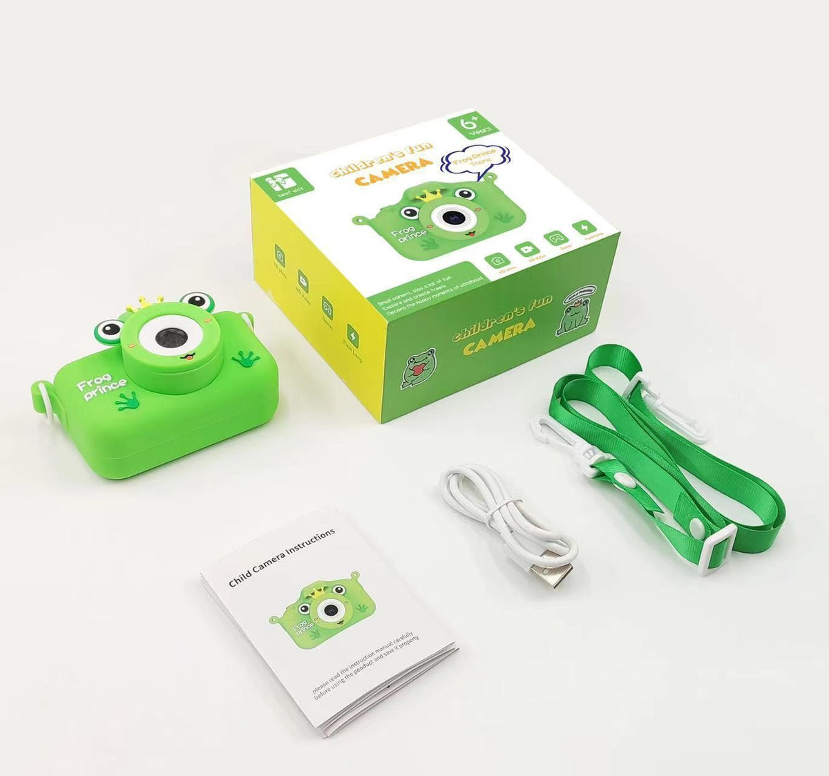 X5S Kids Camera - HD Cartoon Mini DSLR with Dual Lens