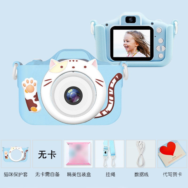 X5S Kids Camera - HD Cartoon Mini DSLR with Dual Lens