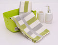 Thick Solid Color Sports Towels with Jacquard Stripes