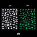 Luminous Halloween Nail Stickers