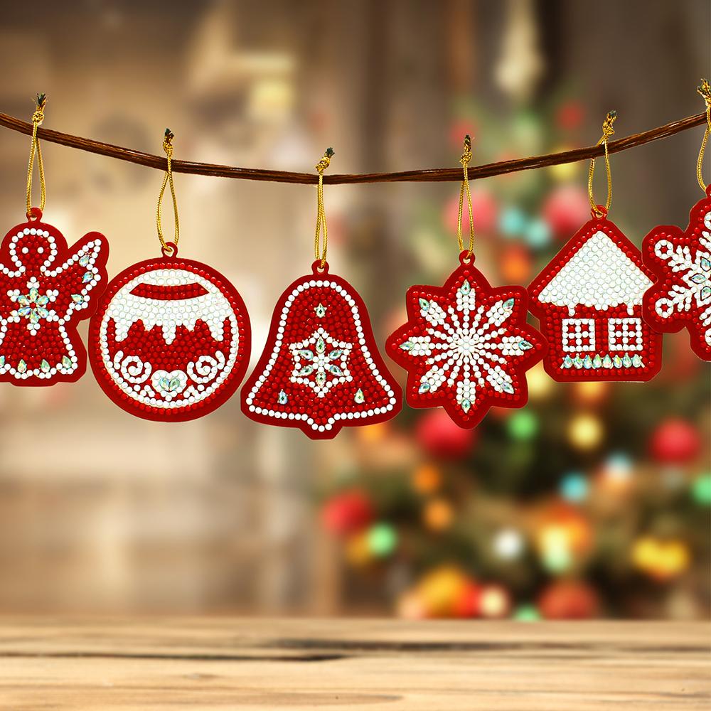 DIY Diamond Painting Christmas Tree Ornament Set (10)