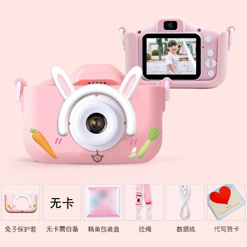X5S Kids Camera - HD Cartoon Mini DSLR with Dual Lens